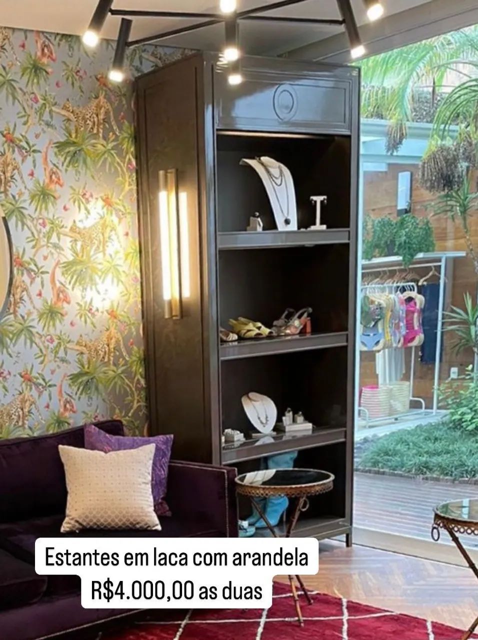 Prateleiras de madeira com luz  - Foto 2