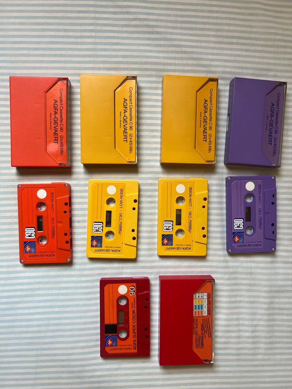 Lote fitas Cassete AGFA-GEVAERT (Raras) - Foto 3