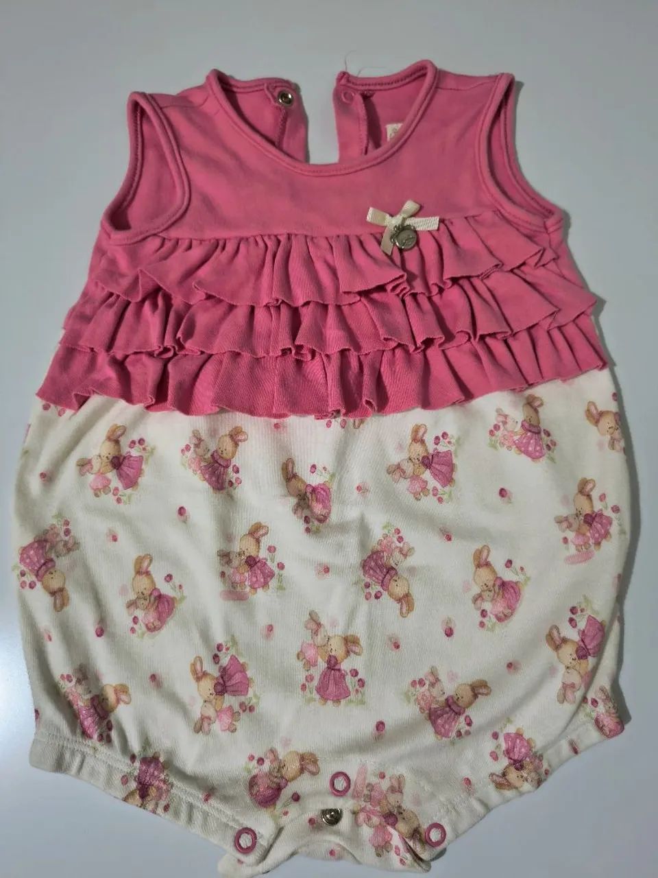 Body Bebê Menina Renda