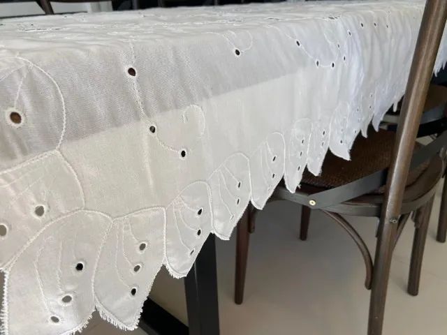 toalha de mesa bordada - Foto 4