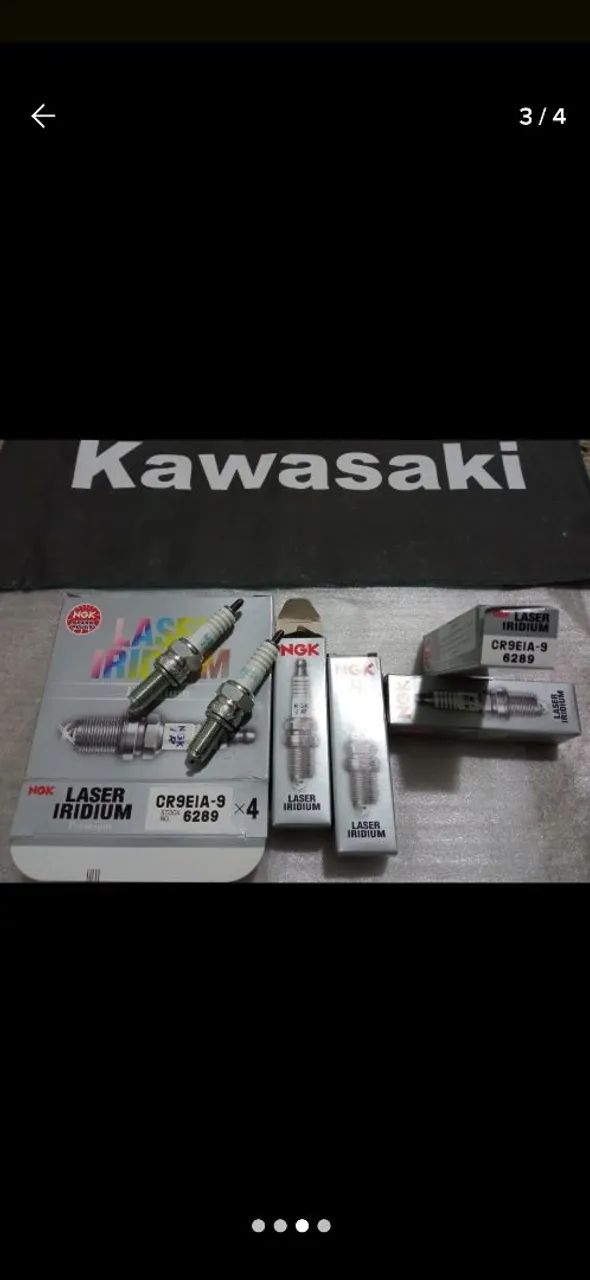 Kawasaki Zx-10 2010/2015 velas lazer Iridium CR9EIA-9 NGK produto