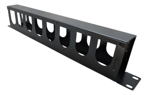 Guia Passa Cabo Horizontal Fechada 1u 80mm De Alta Densidade