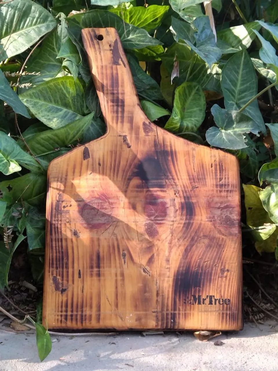 Tábua gourmet de madeira rústica Mr.Tree