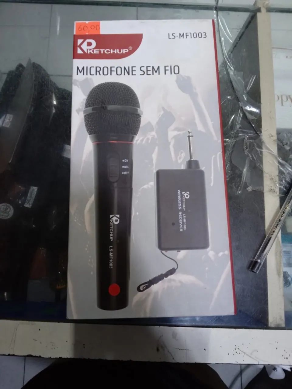 Microfone sem fio- 60,00