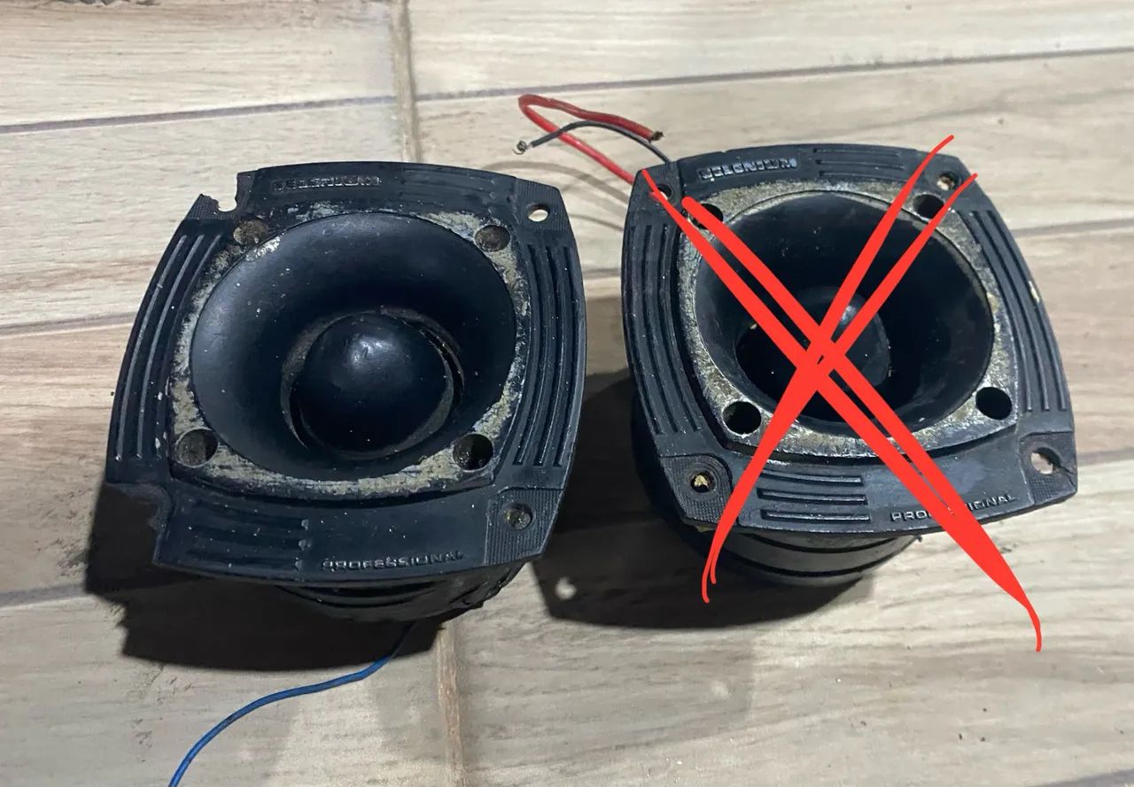 Tweeters pra Caixa de Som Passiva (Funcionando)64396800041729120