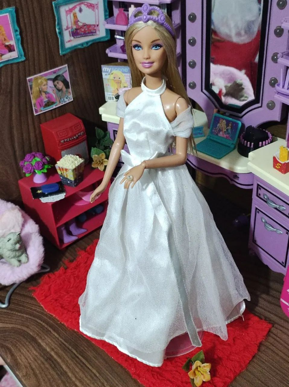  Barbie noiva com Tiara - Foto 5