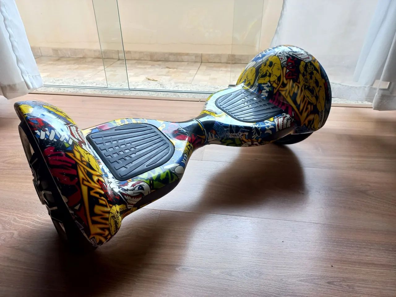 Skate Elétrico Hoverboard 10 polegadas Bluetooth colorido hip hop