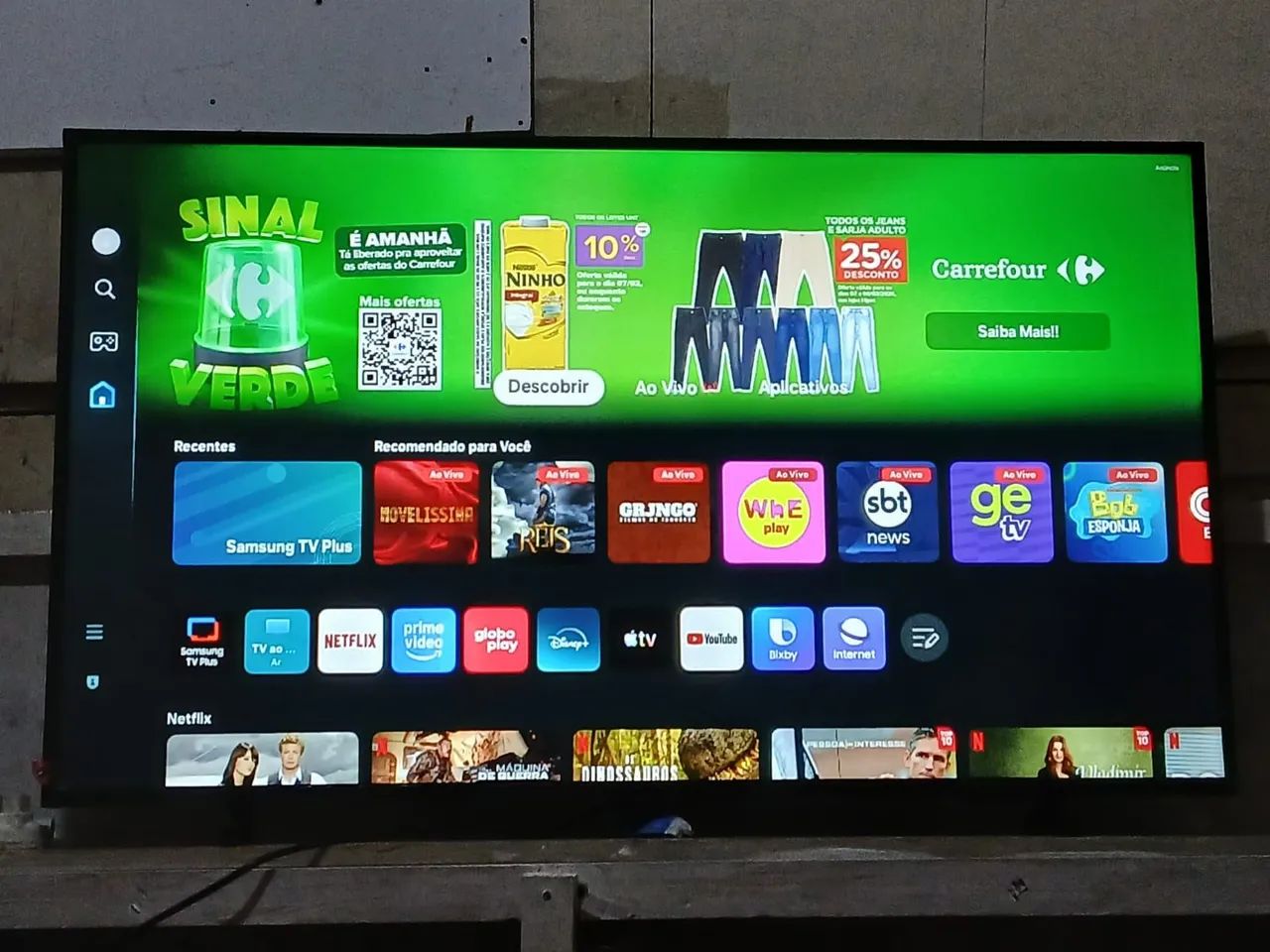 TV Samsung 43 polegadas smart 