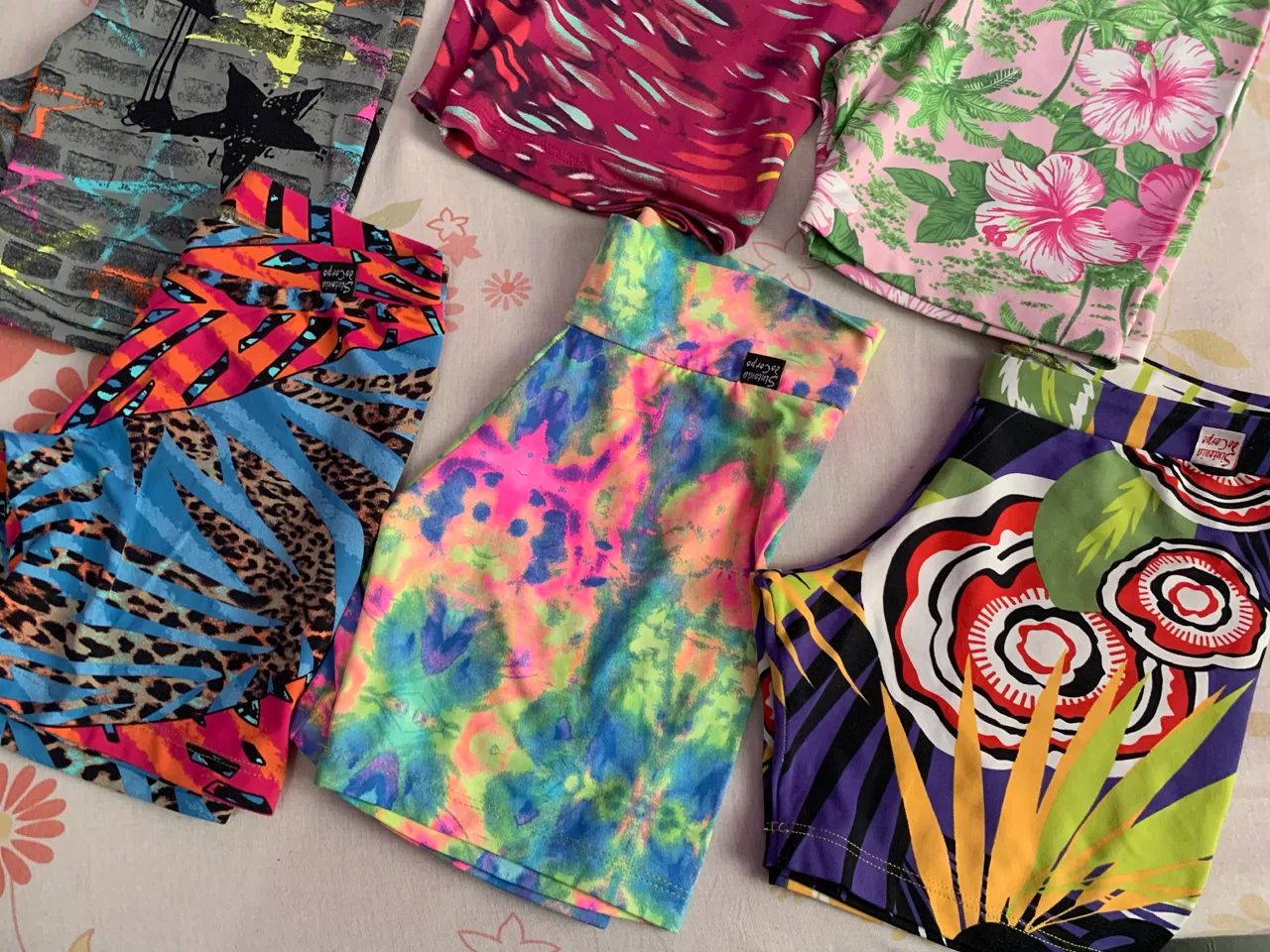 9 pcs de shortinhos de cotton, fems, (34-36) - Foto 2