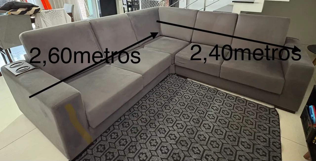 Sofá retrátil 5 lugares  - Foto 2