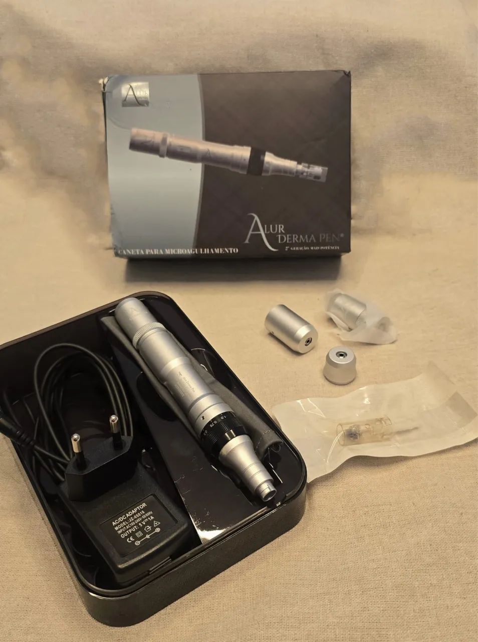 Caneta microagulhamento dermapen alur
