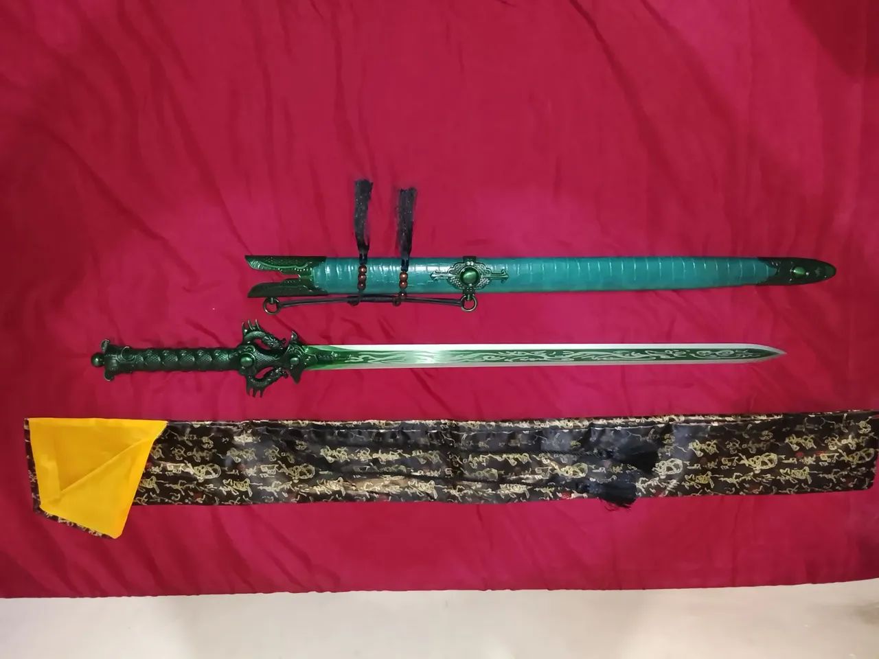 Espada Dragon Chinese Green Jian - Foto 5