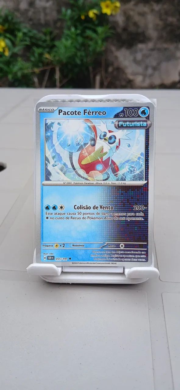 Carta Pokemon Pacote Férreo Futurista - Foto 2