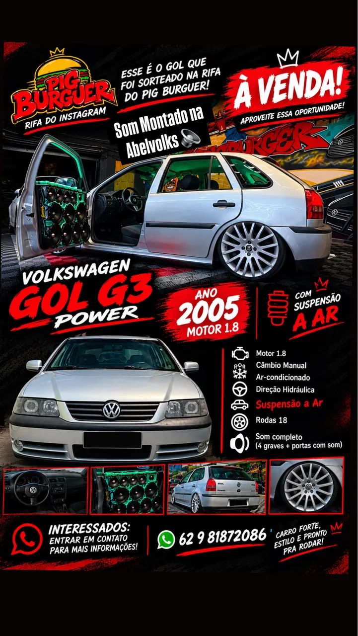 Volkswagen Gol Geração III Power 1.8 MI 8V Total Flex Mec. 4P 2005