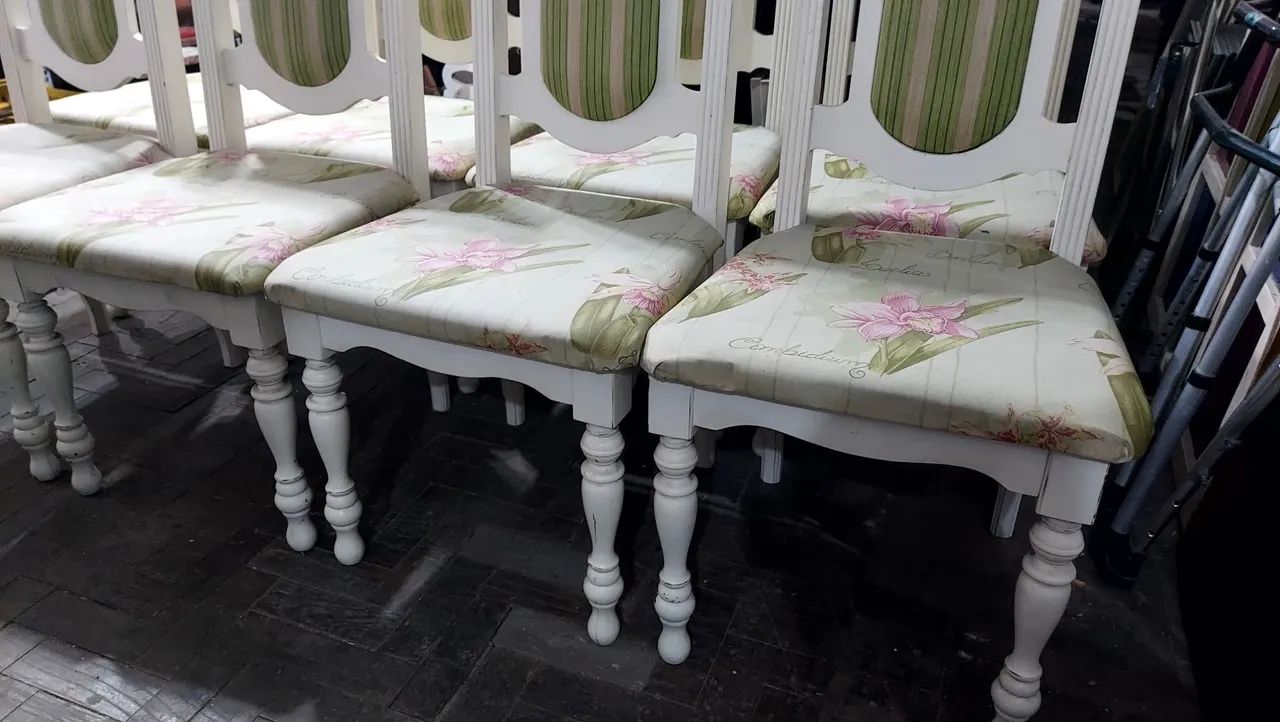 Cadeiras madeira antiga  - Foto 4