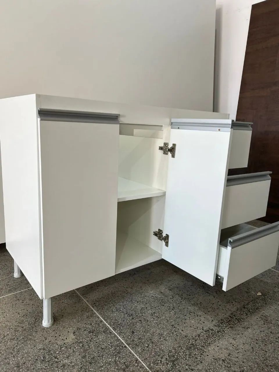 Jogo 3 pcs cozinha 100% mdf - Foto 3