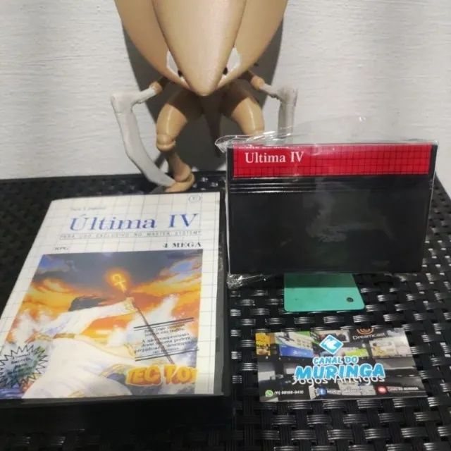 Ultima IV - Master System - Tectoy - repro - Caixa de locadora