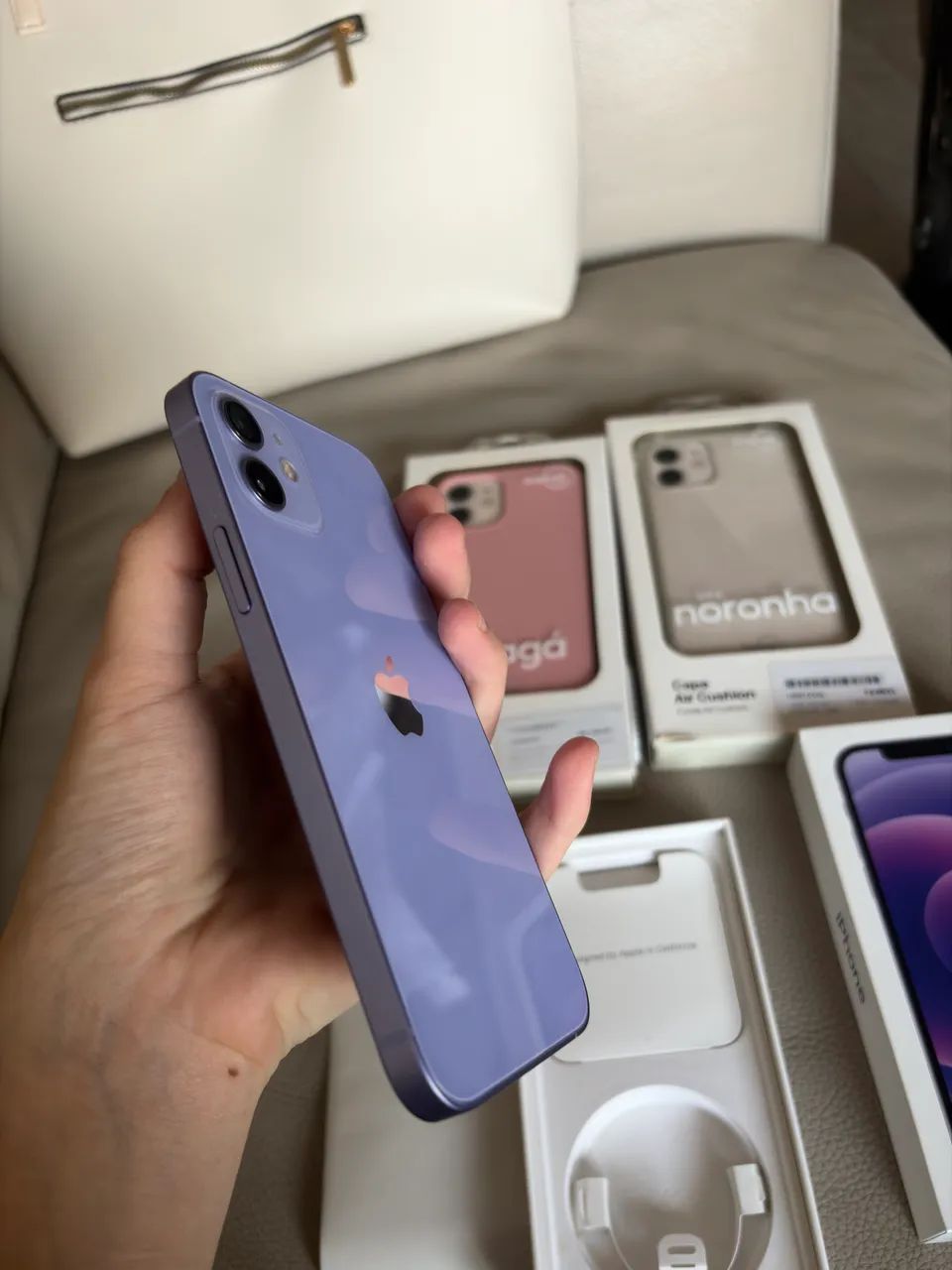 iPhone 12 128GB - Roxo  - Foto 5