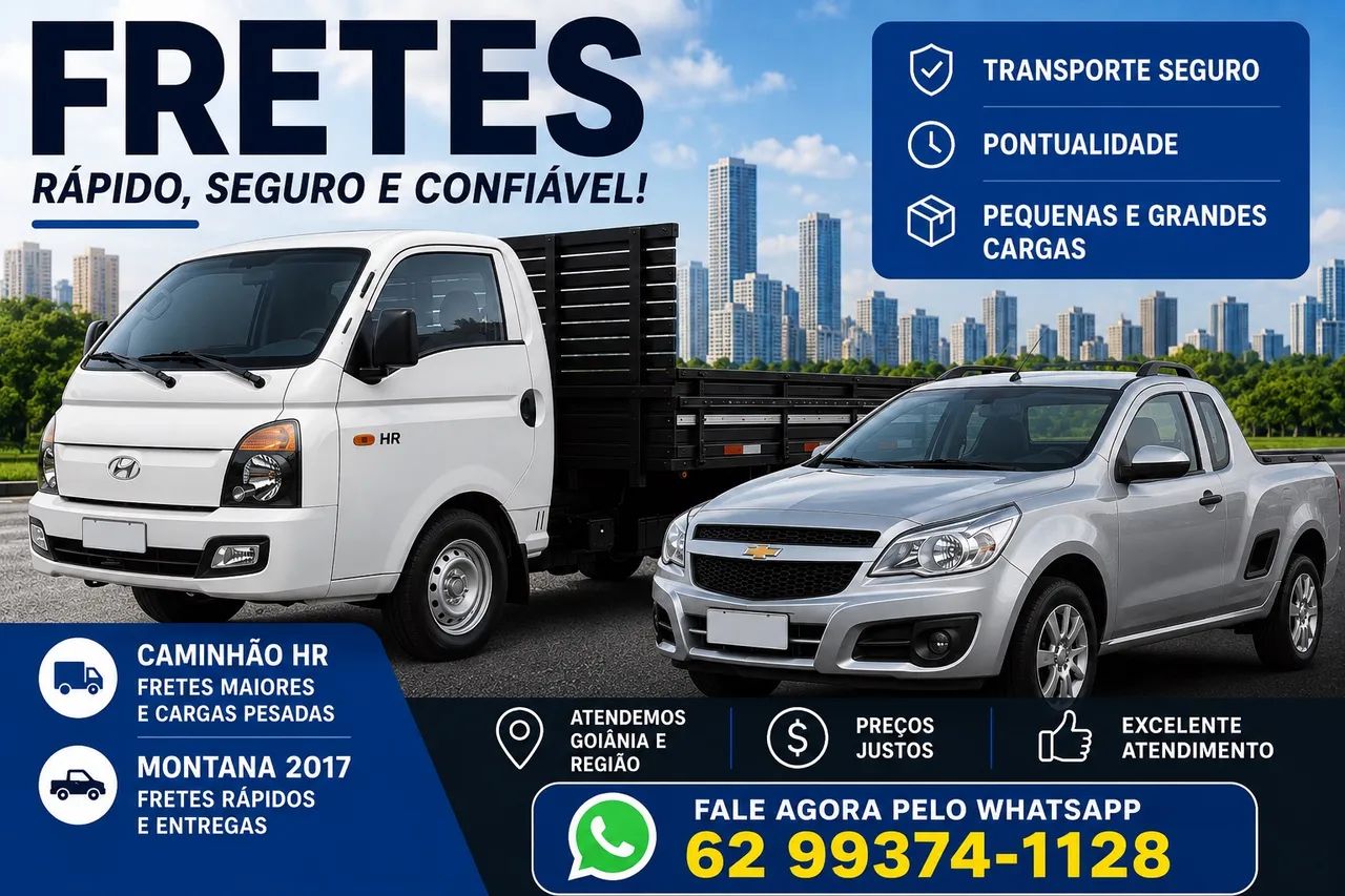 Pequenos fretes Goiânia e região 