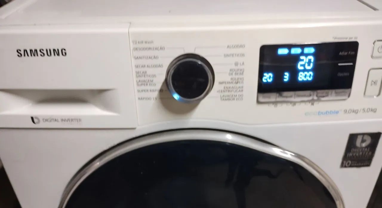 Lava e seca Samsung 9/5K 1.900,00