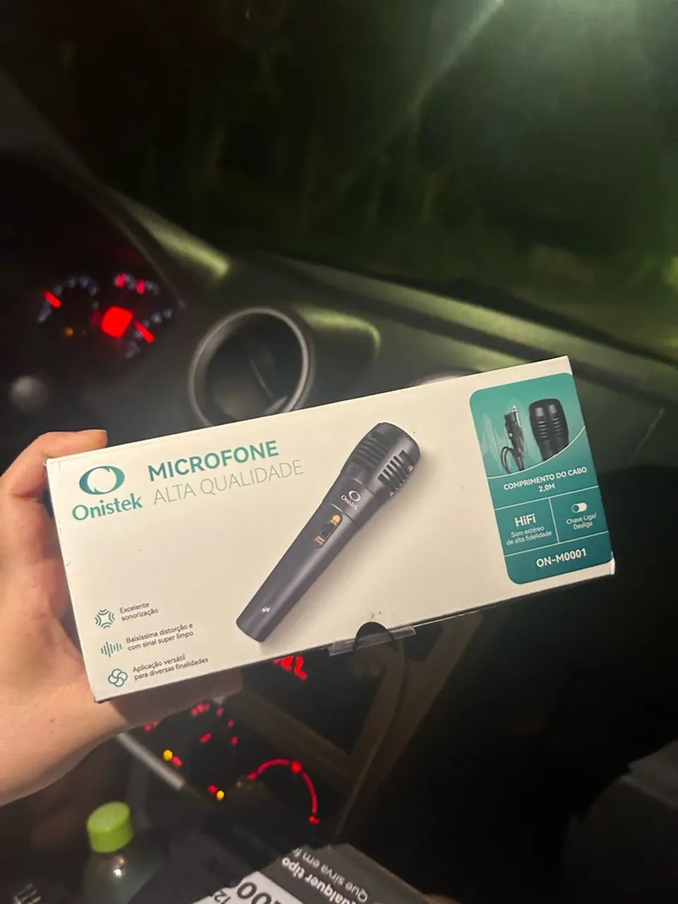 Microfone com fio 