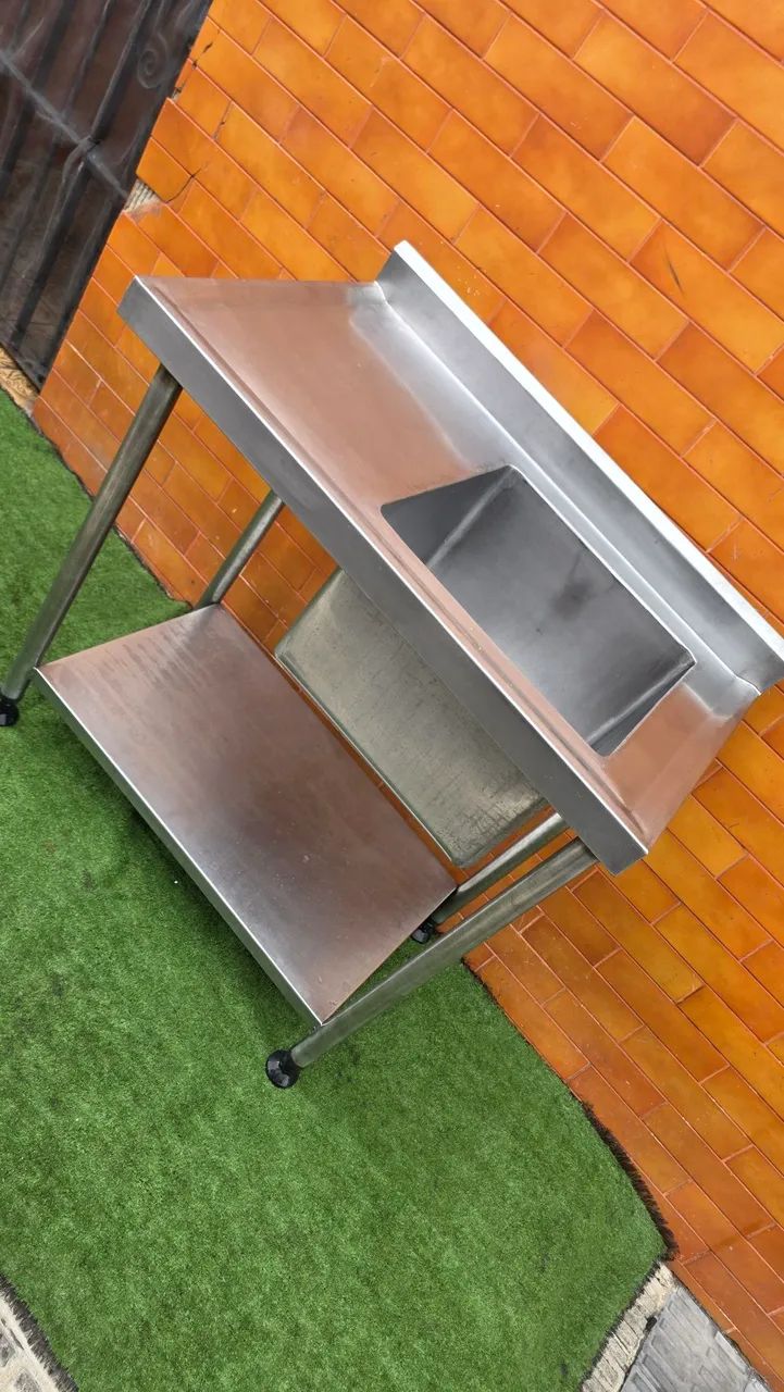 Pia industrial inox 