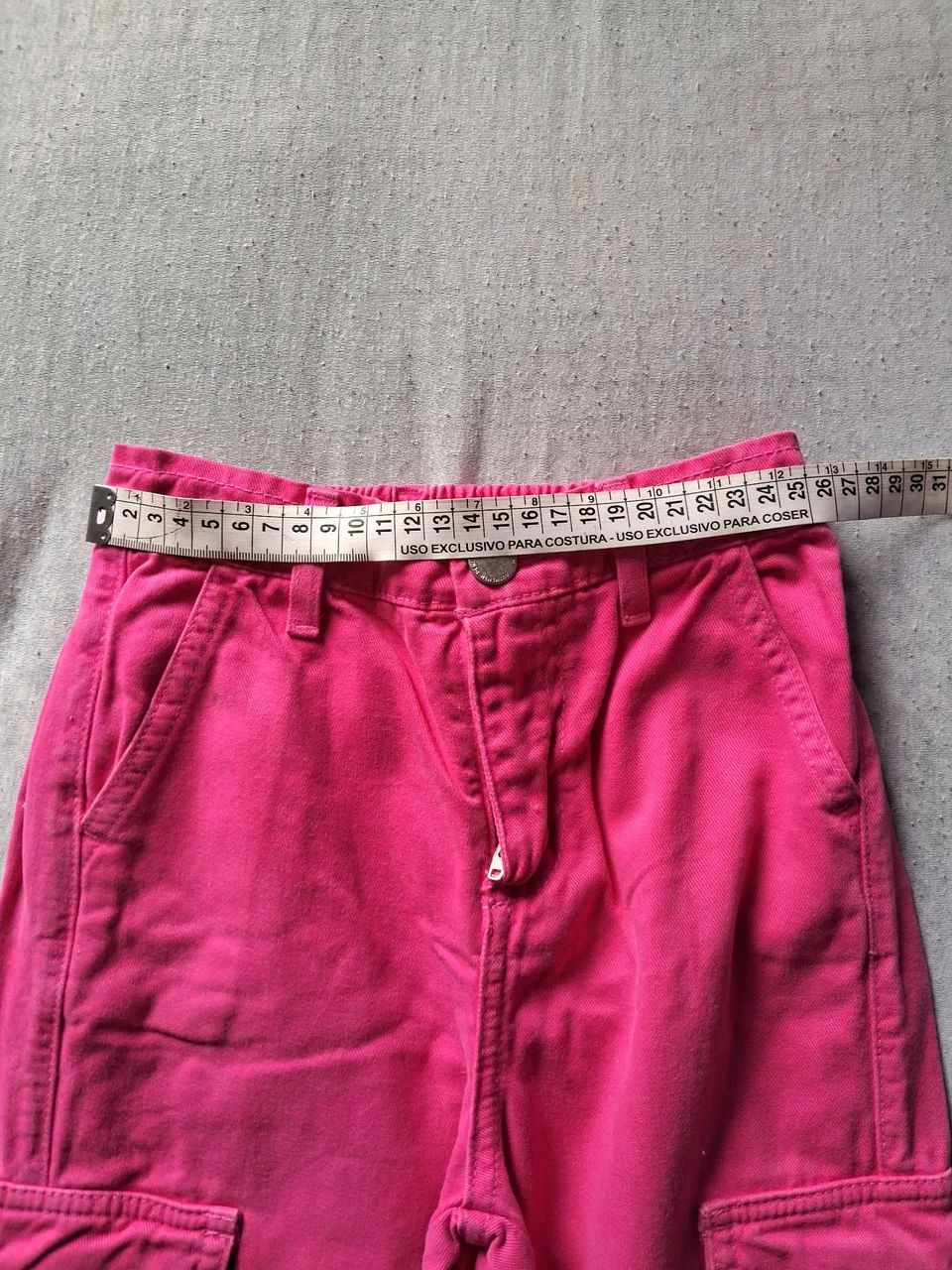 Calça Jeans Infantil  Rosa  - Foto 3