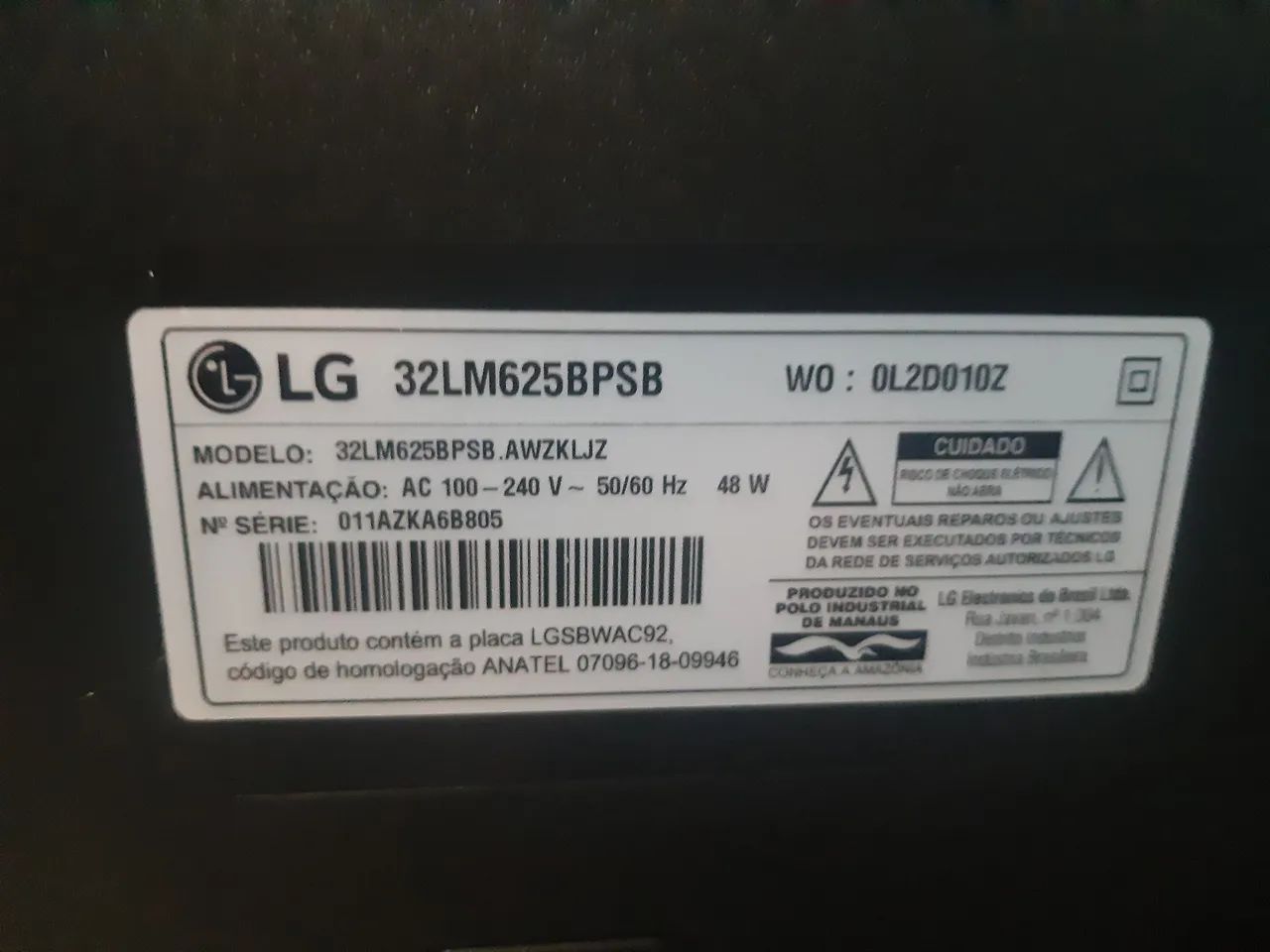 Smart TV LG 32 funcionando Perfeitamente  - Foto 3