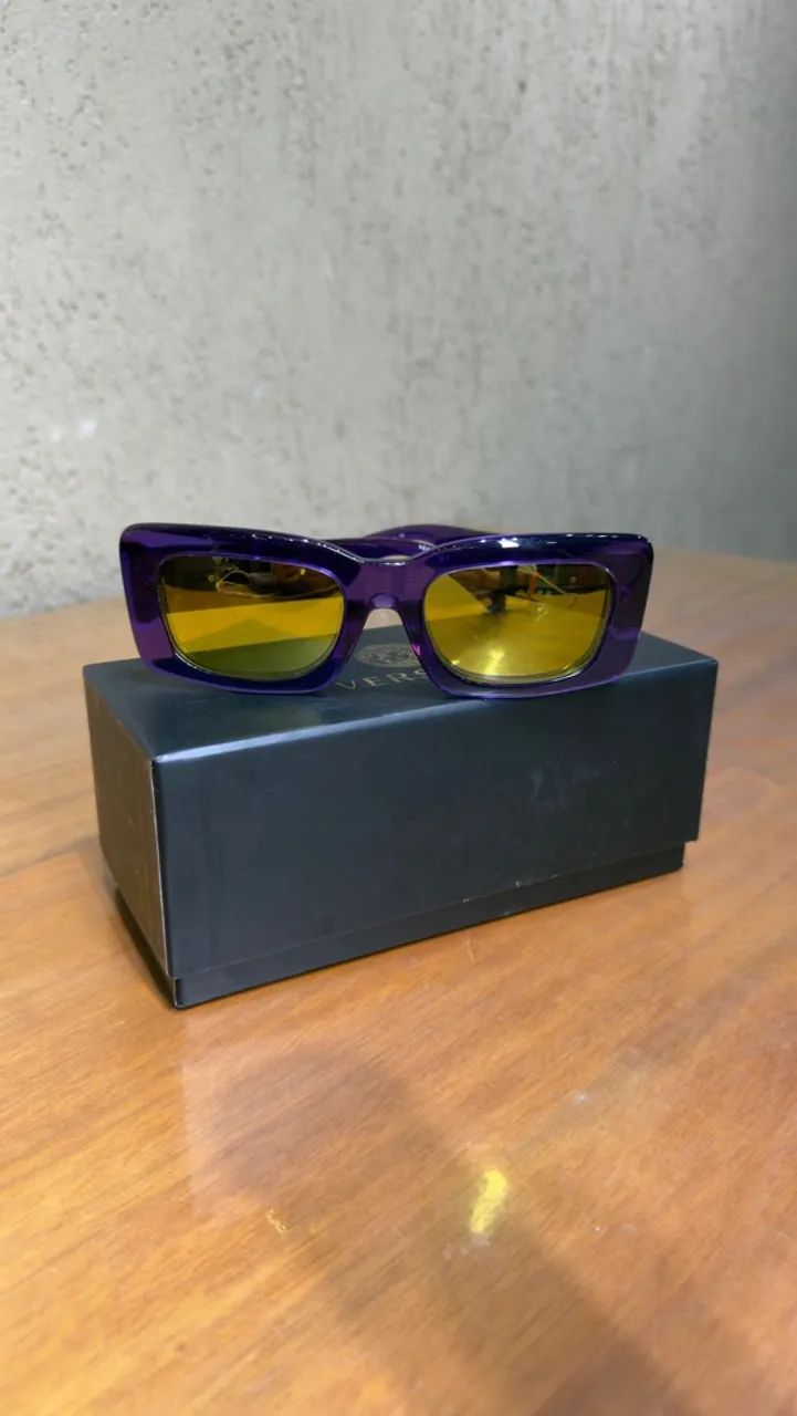 Óculos Versace Roxo e lente Laranja - Foto 2