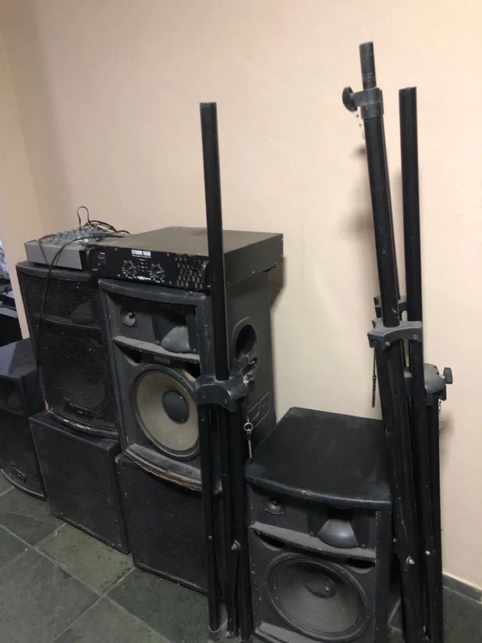 4 caixas passivas e 2 graves - Foto 2