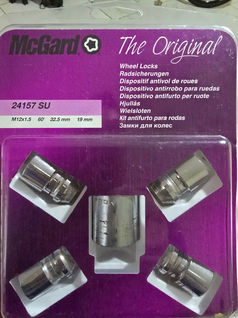 Parafusos Antifurto McGard Original - Rodas | Kit Completo - Peças