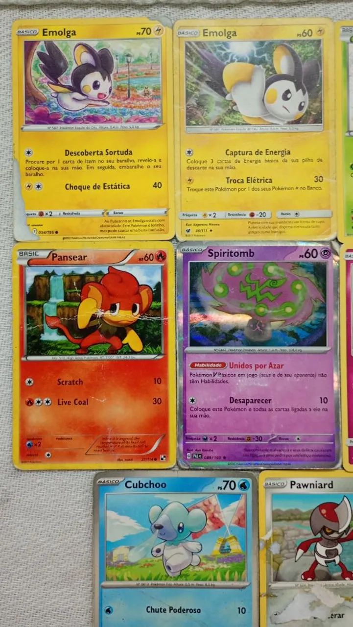 Lote de cartas Pokémon da 5a geração - Foto 2