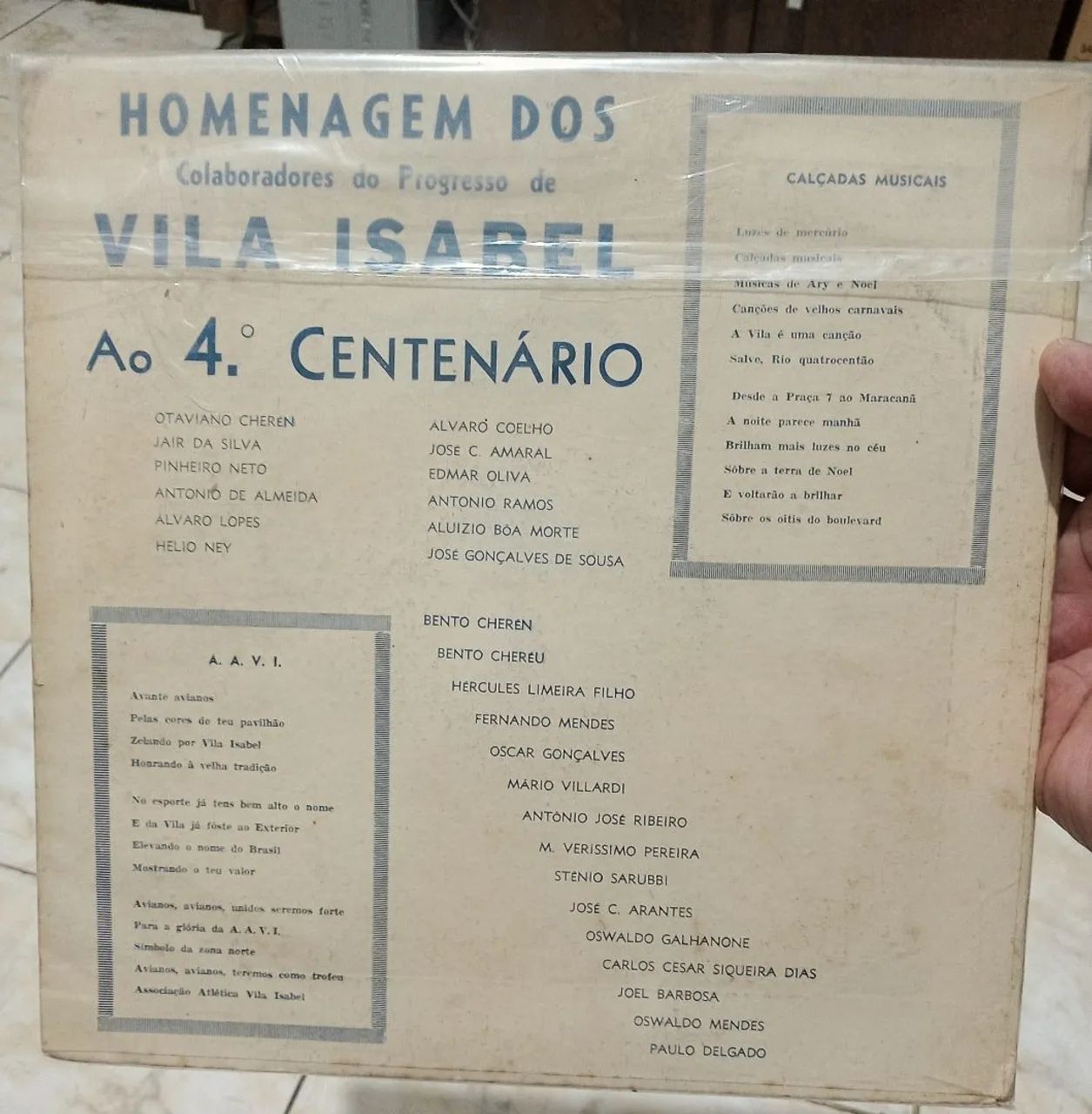 LP 10 Polegadas 78 RPM do Clube Atlético Vila Isabel RJ Raríssimo ZERADOOOO - Foto 2