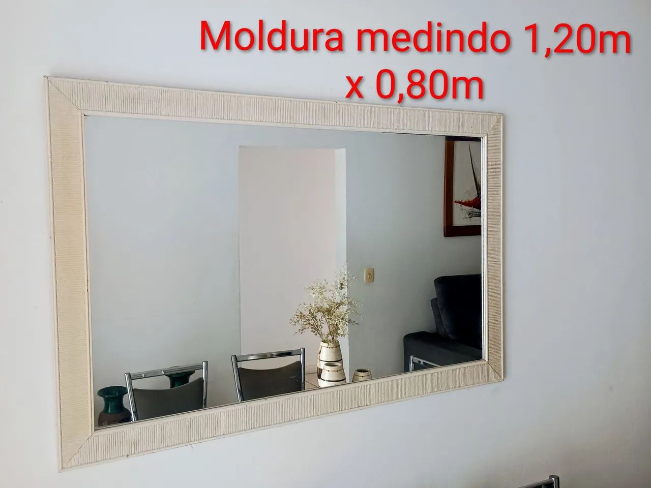 Mesa jantar com 6 cadeiras e espelho - Foto 2