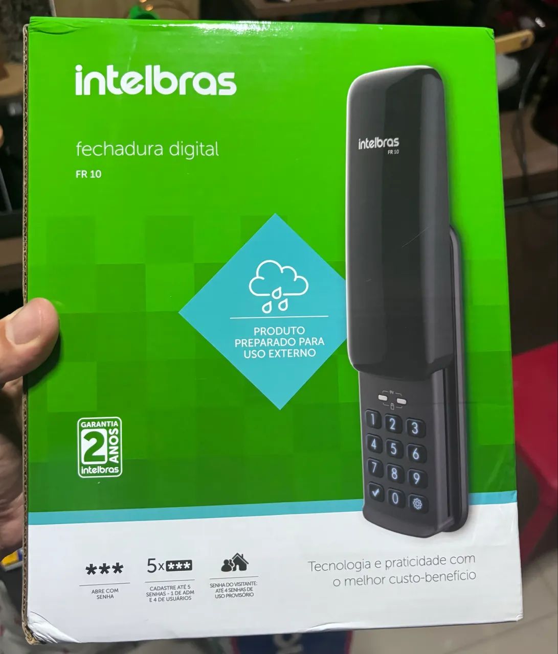Fechadura Eletrônica Intelbras FR10