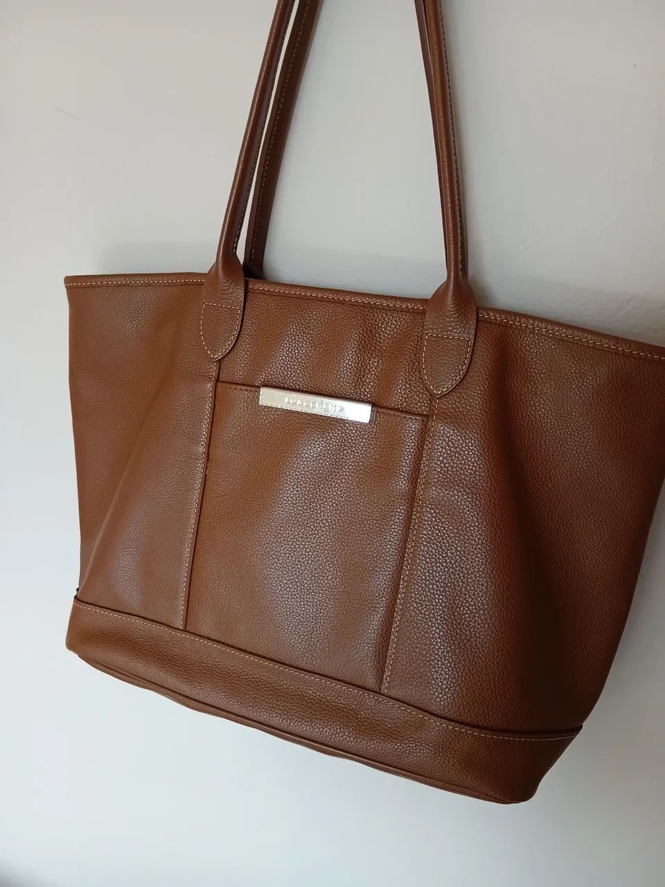 Bolsa couro Longchamp 