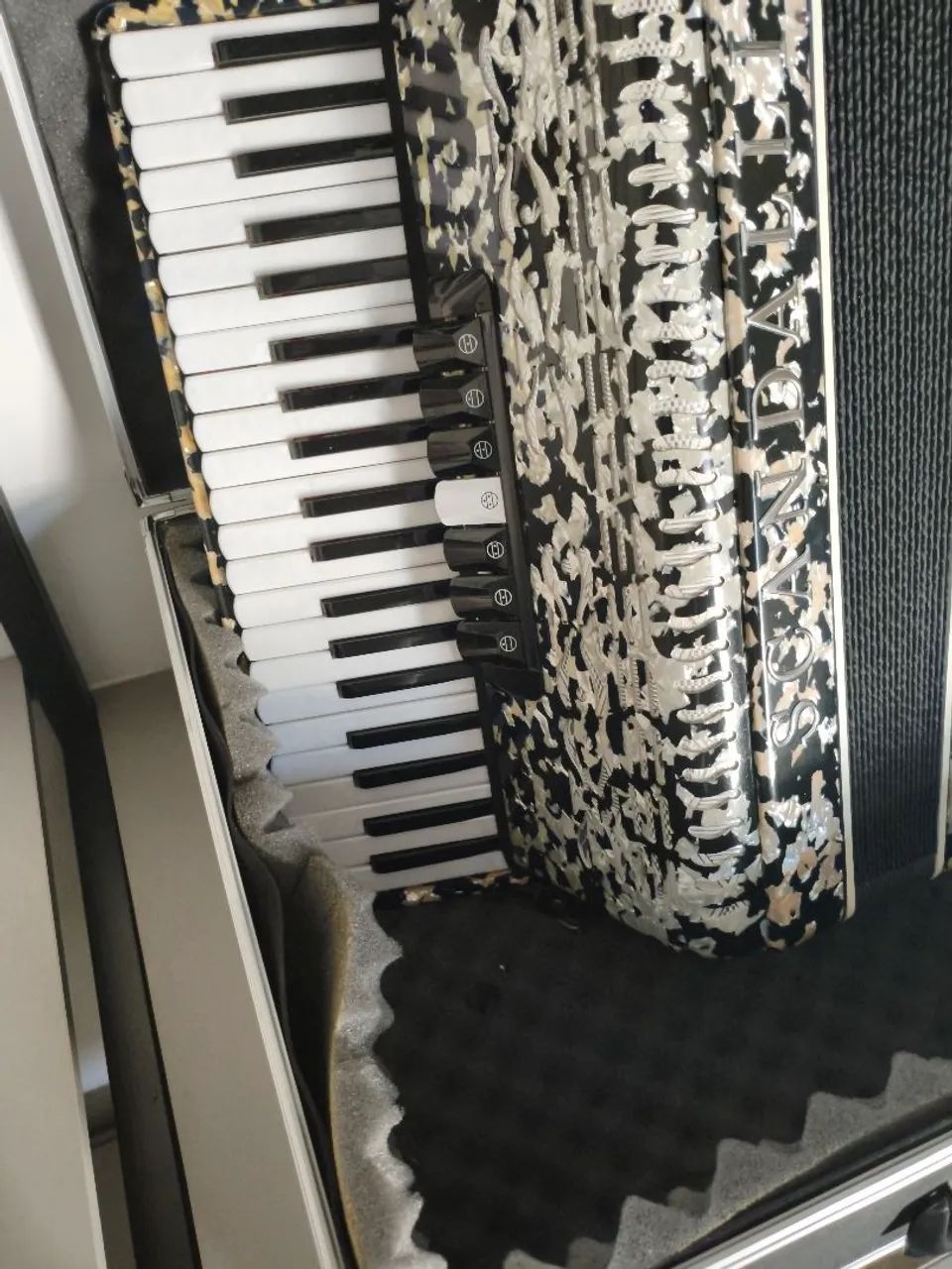 Acordeon nova na caixa
