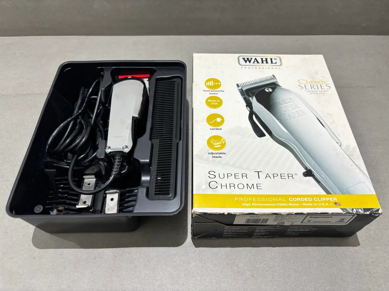 Taper Clipper Maquina Wahl Super Taper Usada Wahl Super Tape Usada MercadoLibre ?
