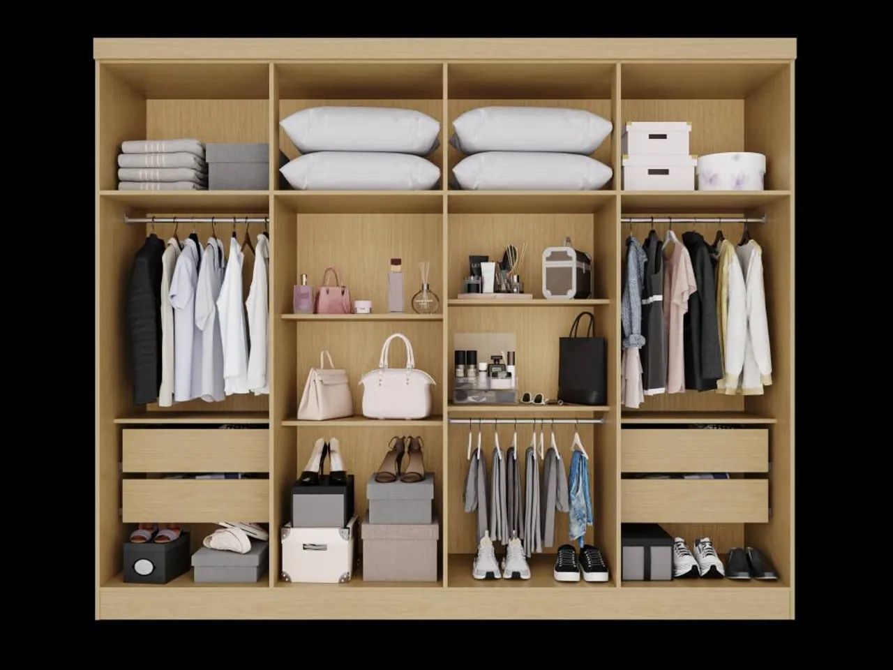 Guarda roupa de casal 8 portas  - Foto 3