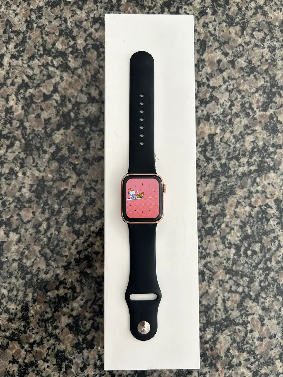 Apple Watch séries 5 dourado rose - Foto 4