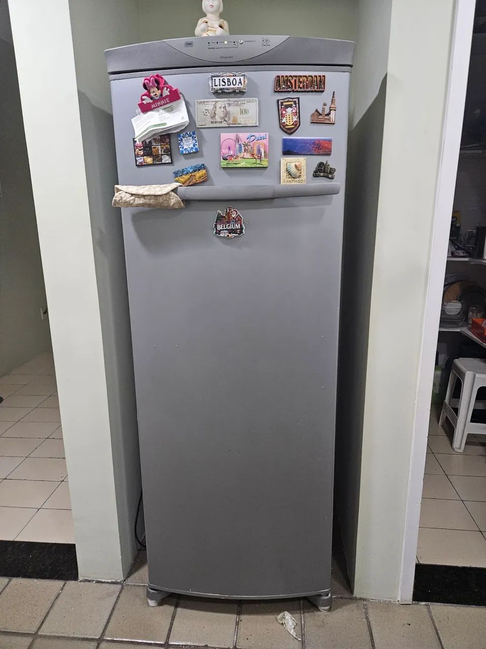 Conjunto Geladeira e Freezer