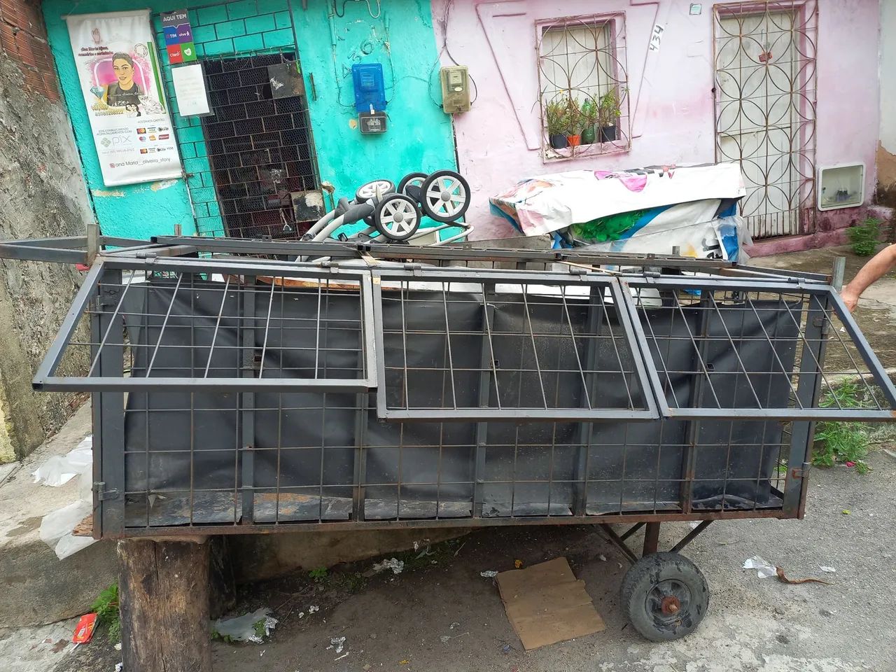 Carrinho pra trabalhar em feira com cobertura  - Foto 2