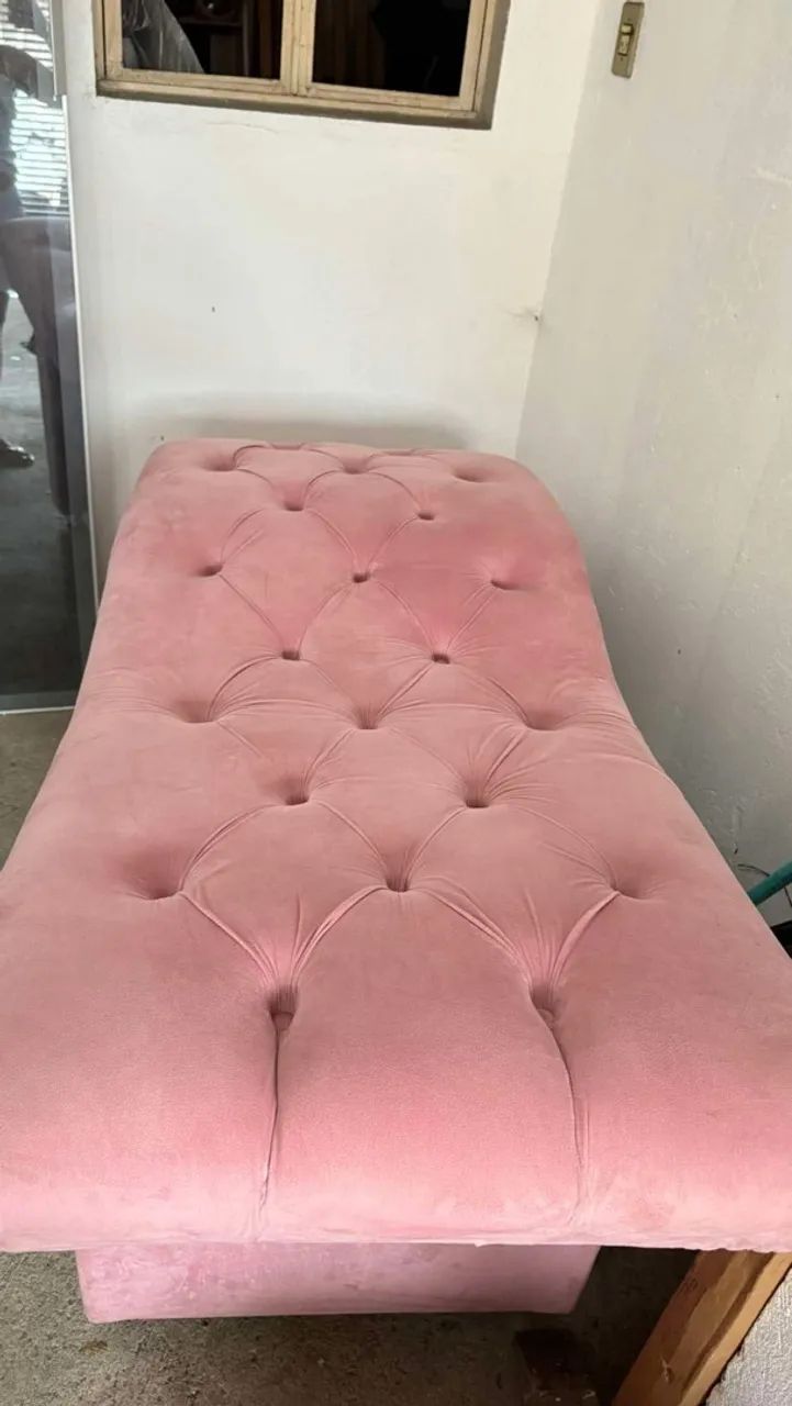 Vendo maca estofada rosê - Foto 3