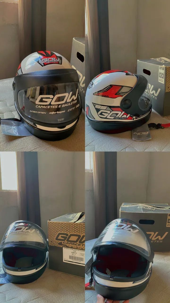 Capacete Marca GOW? . Unissex 