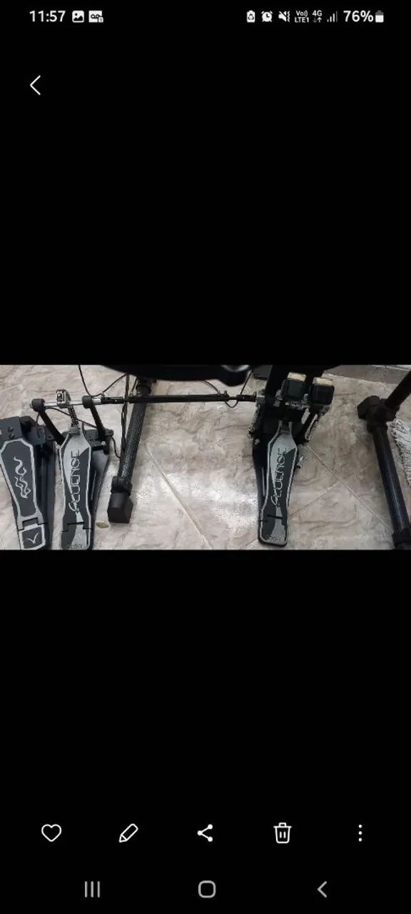 BATERIA ELETRÔNICA MEDELI + PEDAL DUPLO - Foto 5
