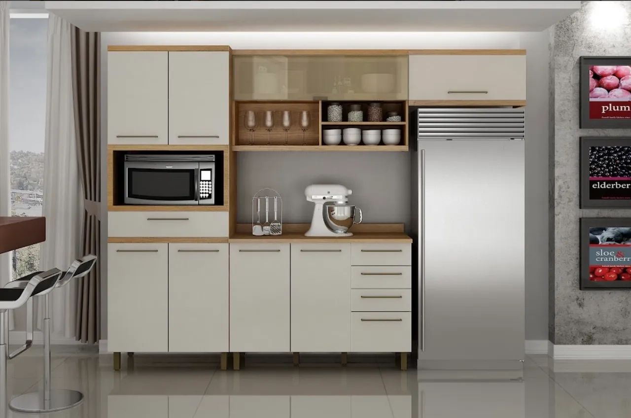 Cozinha Modular em MDF com Torre e Nichos - Foto 4