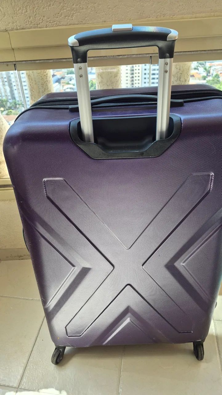 Mala grande de viagem Samsonite com rodinhas - Foto 4
