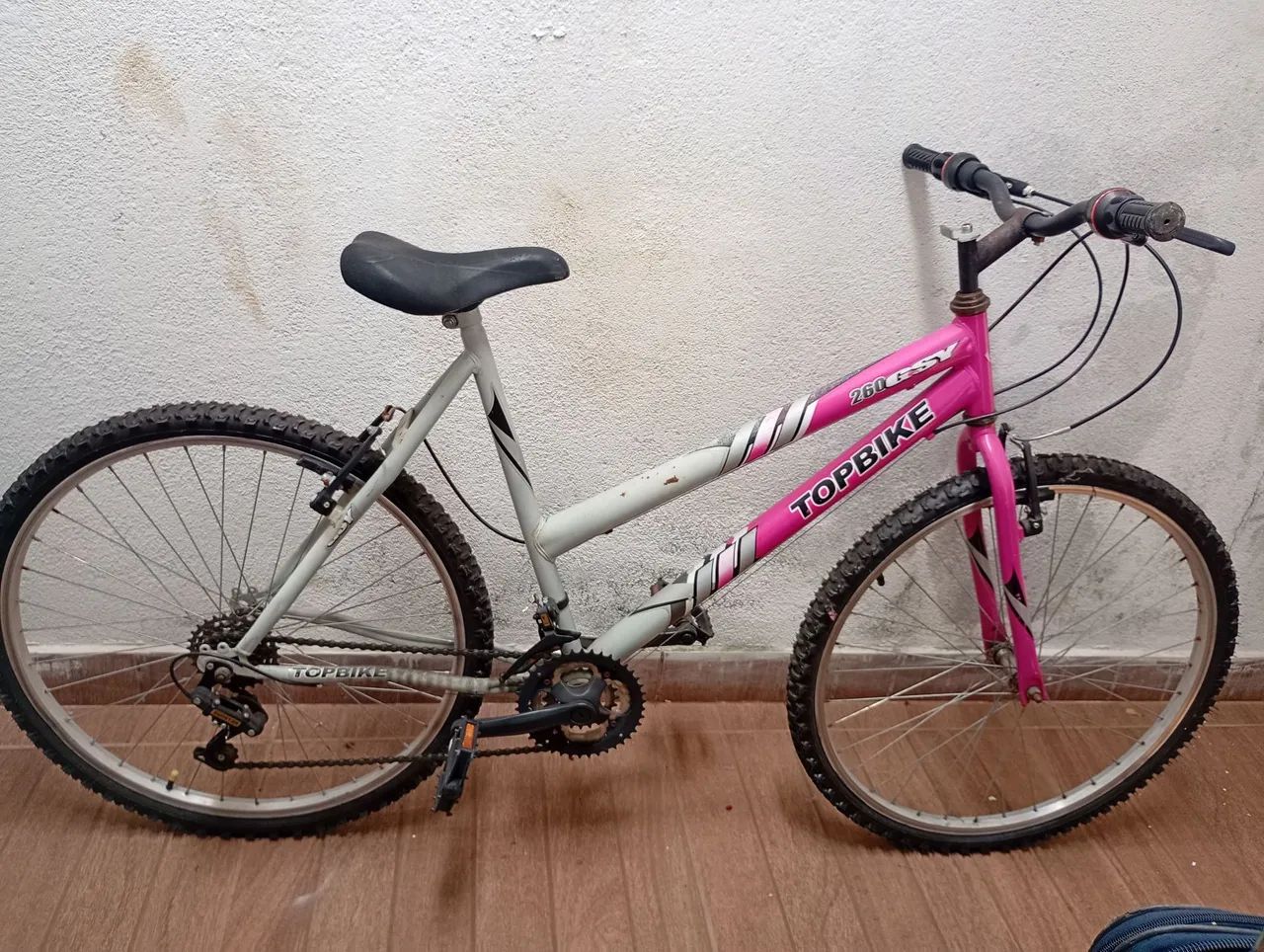 Bicicleta com marcha.