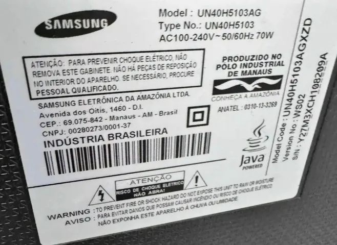 TV Samsung 40? para conserto ou retirada de peças - Foto 2