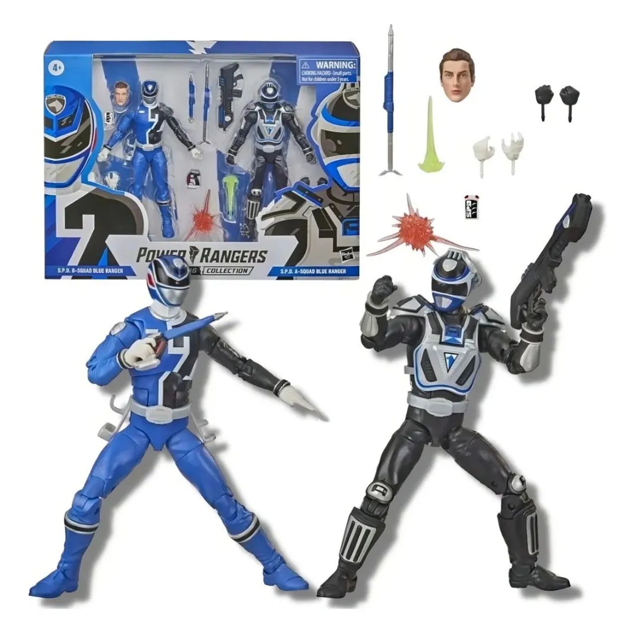 Power rangers SPD blue ranger set squad hasbro lightning collection - Foto 2